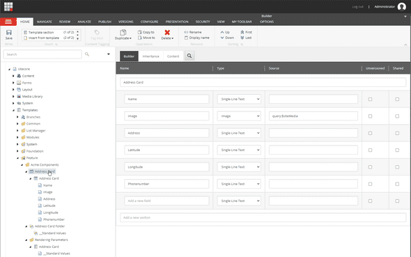 Datasource settings after