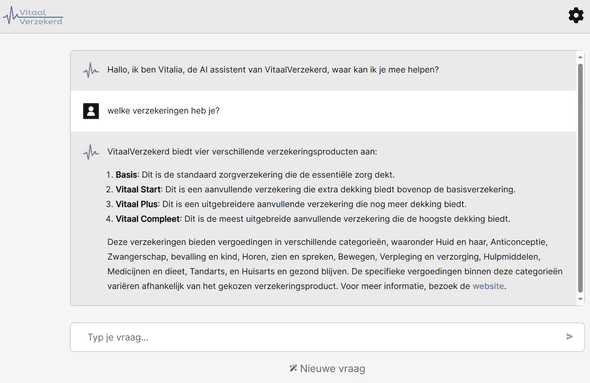 VitaalVerzekerd question 1