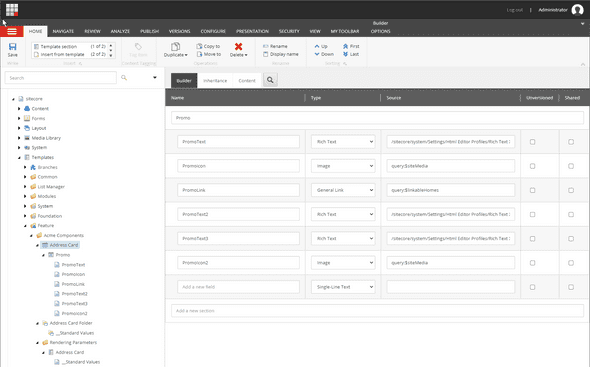 Datasource settings before